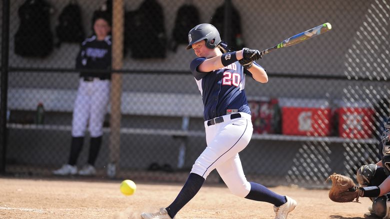 Penn State Behrend softball player Katie Gozzard