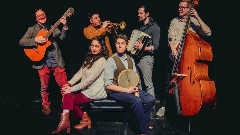 A publicity photo of the Alla Boara jazz ensemble