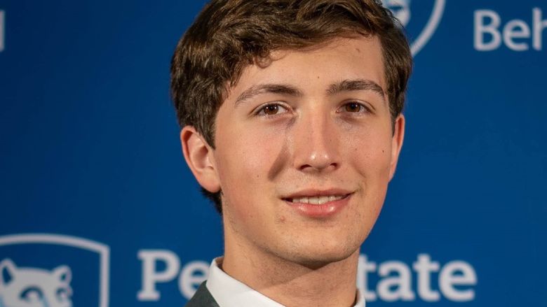 A portrait of Penn State student Adam Sacherich