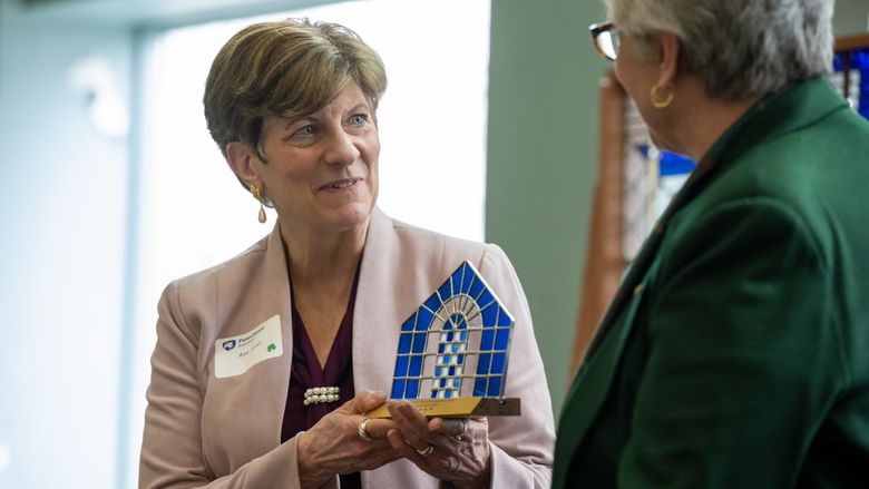 Ann Scott Presented with Mary Behrend Award