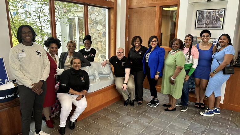 Group photo of BBLAC during graduates of color reception 