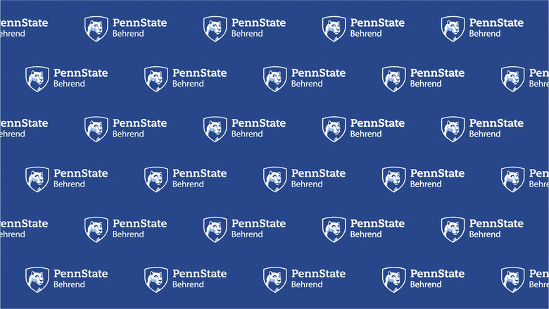 Repeating Penn State Behrend mark