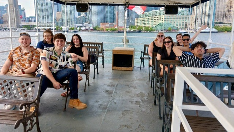 Boat tour of Toronto harbour