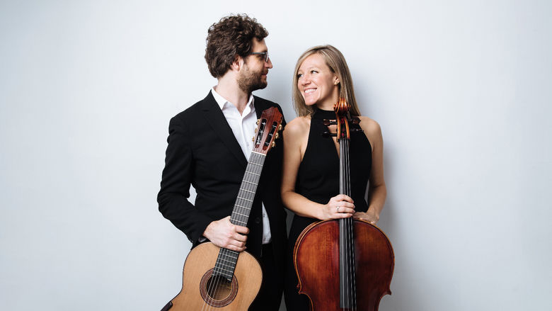 A promotional photo of the musical duo Boyd Meets Girl
