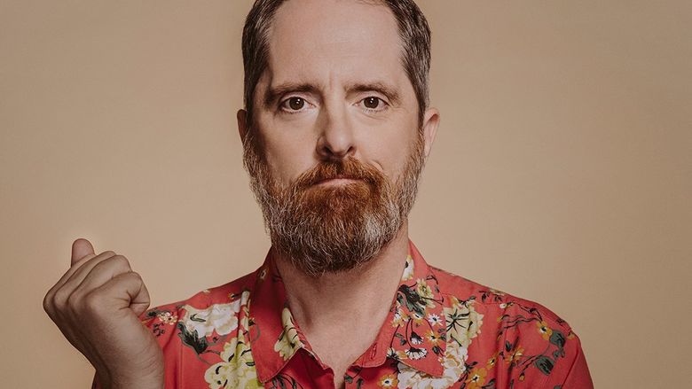 A portrait of the actor and writer Brendan Hunt