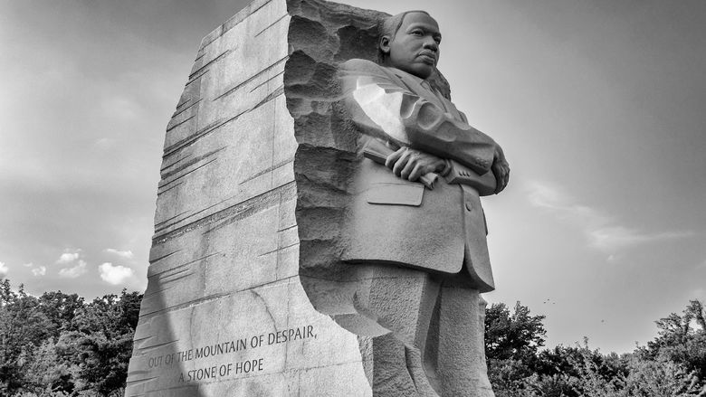 The Dr. Martin Luther King Jr. memorial in Washington, D.C.