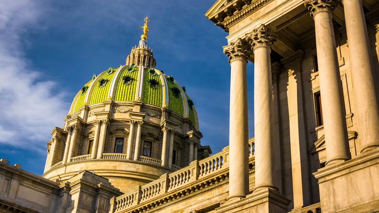The Pennsylvania State Capitol building