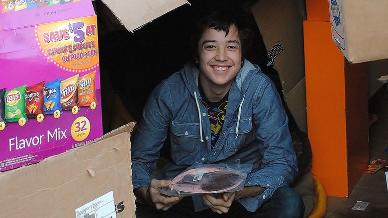 Students build cardboard city to raise awareness, money for hungry and homeless.