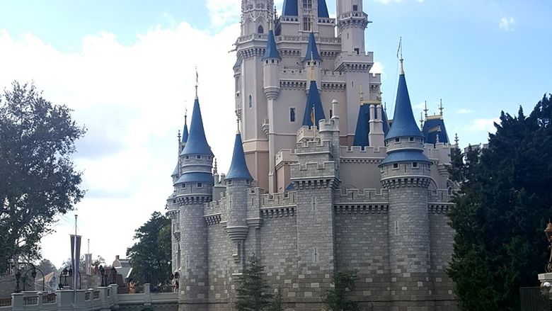 Disney Castle pictured.