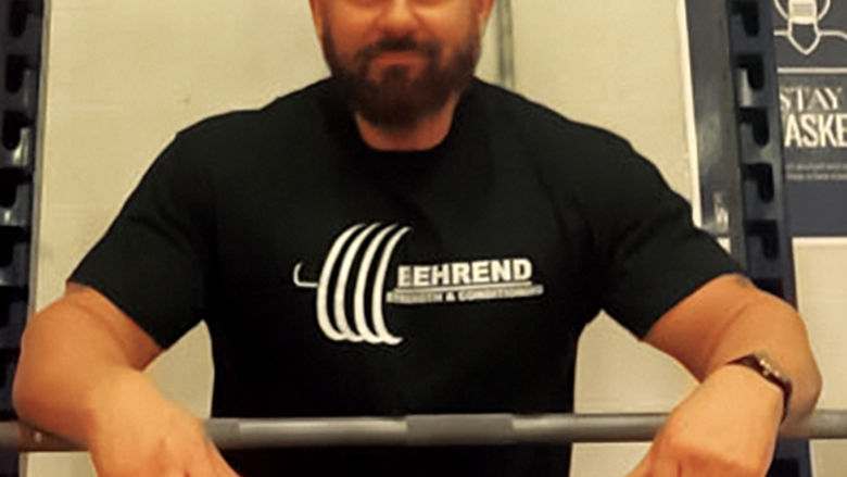 Chris Viscuso, the college’s new coordinator of strength training,