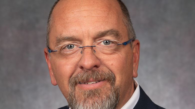 A portrait of Penn State Behrend faculty member Christopher Harben.