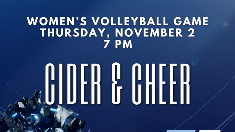 Nov. 2: Cider and Cheer