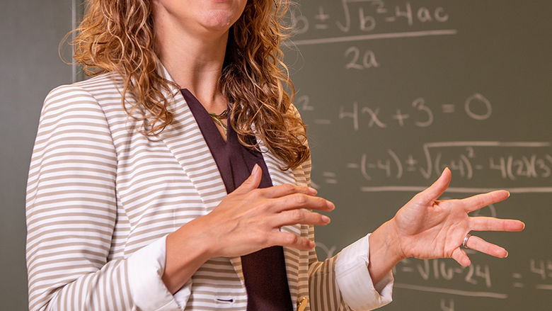 Dr. Courtney Nagle, associate professor of mathematics education at Penn State Behrend