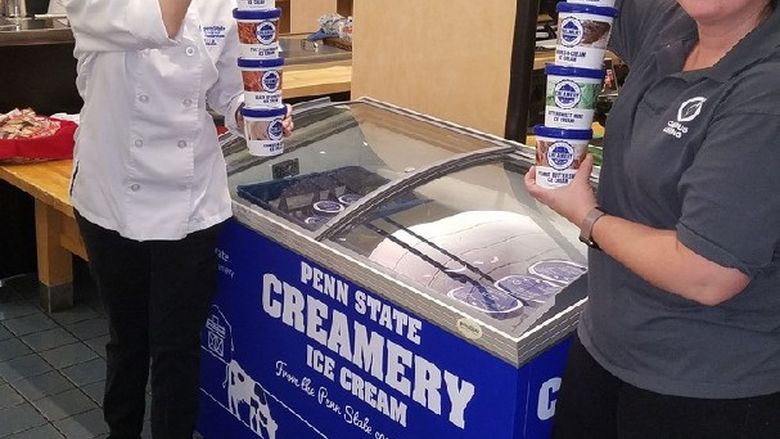 students at three Penn State campuses — Altoona, Hazleton and Behrend — are enjoying more than just Penn State Berkey Creamery ice cream at campus dining halls and convenience stores.