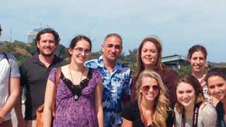 Eight Penn State Behrend students  traveled to Havana in March.