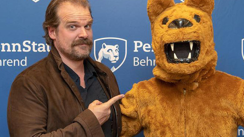 Emmy-nominated actor David Harbour opened the 2018-19 Speaker Series at Penn State Behrend.