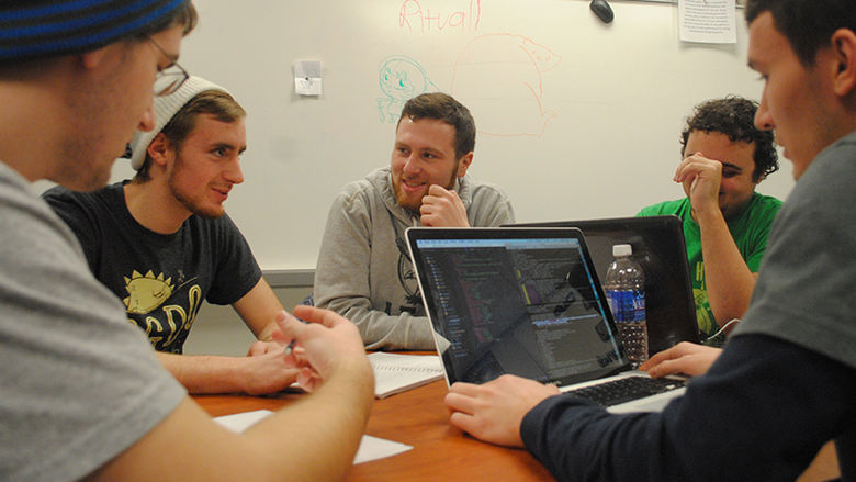 Students push limits, develop video games in 48 hours.