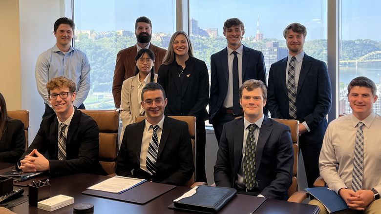 Photo of finance students