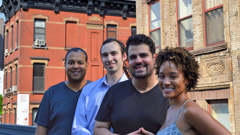A portrait of the performance group Harlem Quartet