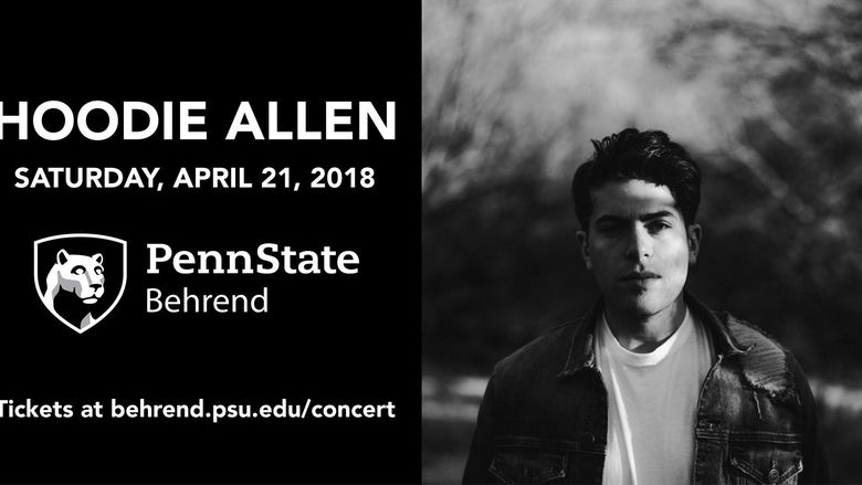 Concert graphic for Hoodie Allen.