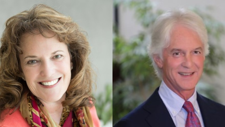 Photo of Jodi Berg (left) and James Bly (right)