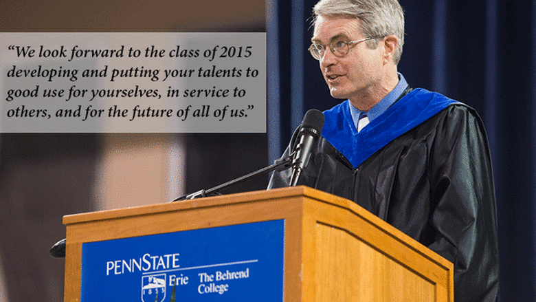 Read Jonathan Hall's Commencement Address, "Breaking Good."