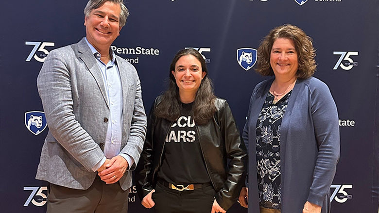 Dr. Tim Kurzweg, Julia Cecchetti, and Melanie Ford