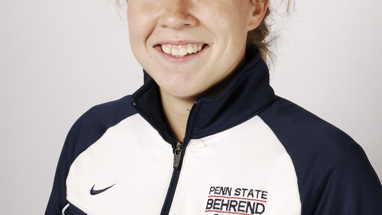 A portrait of Penn State Behrend alumnae Kayla Frost