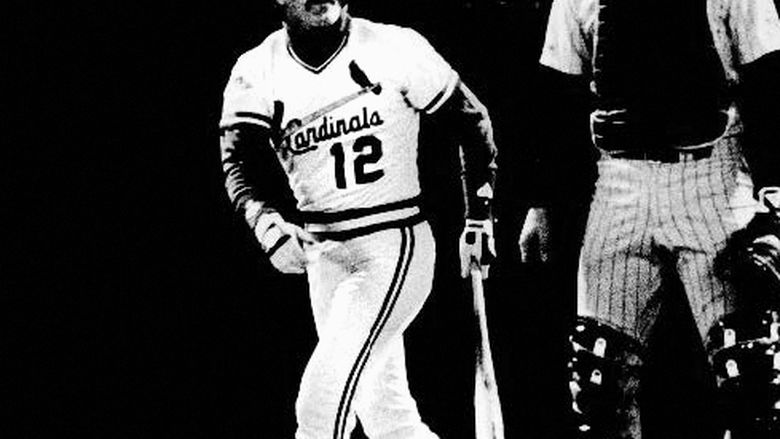  Penn State Behrend alumnus Tom Lawless ’80 played parts of eight professional seasons, but he’s most remembered for the three-run home run he hit in game four of the 1987 World Series. Here, Lawless is pictured immediately after he hit the ball. Once it was clear that the hit was a home run, Lawless seamlessly flipped the bat over his back, which remains an iconic postseason moment in Major League Baseball history.