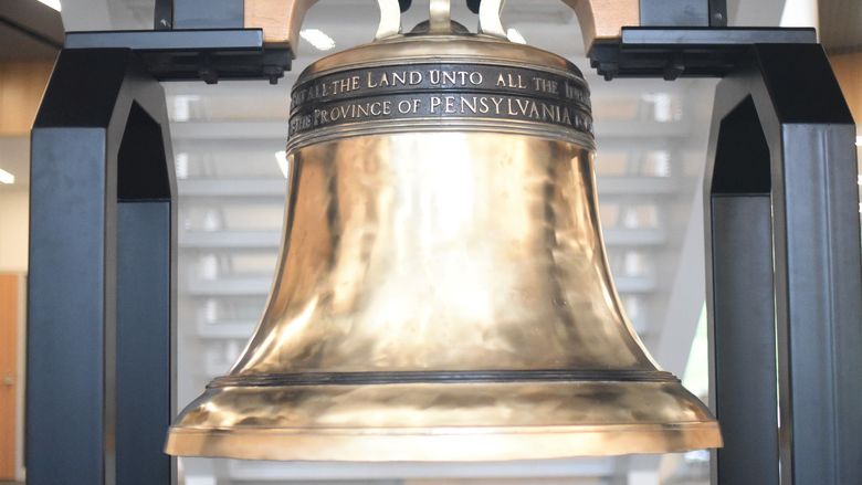 A replica of the Liberty Bell