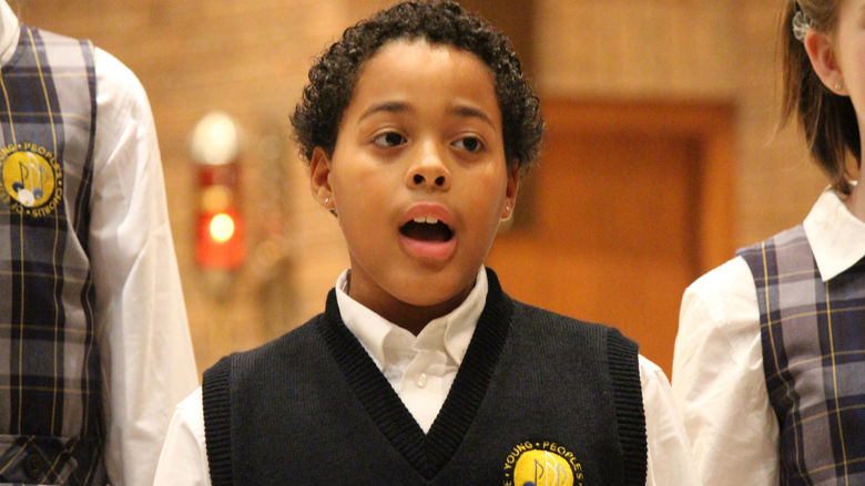 YPC Chorister Markel pictured.