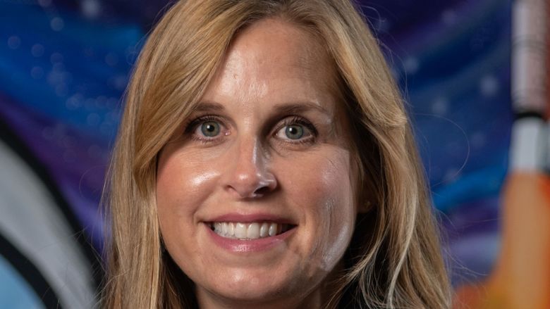 A portrait of Mary Good Lawrence, deputy manager of the International Space Station Vehicle Office.
