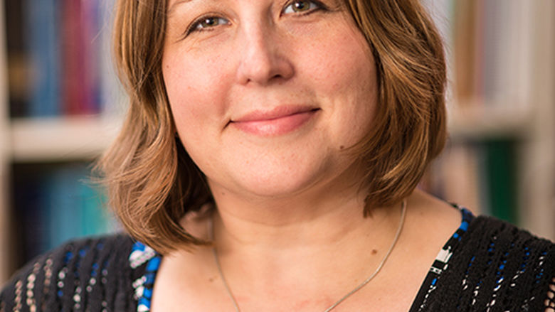 A portrait of Melanie D. Hetzel-Riggin, director of the School of Humanities and Social Sciences at Penn State Behrend.