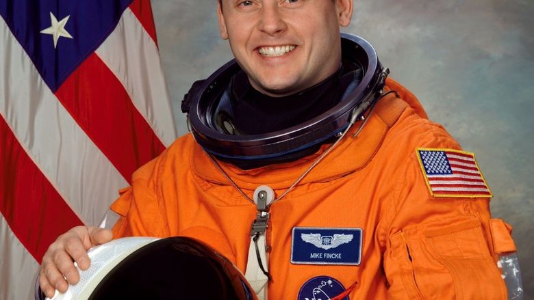 A portrait of NASA astronaut Michael Fincke