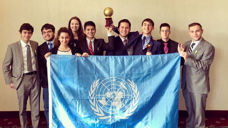 Penn State Behrend Model UN Team wins third overall team award
