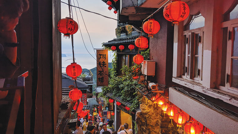 Second place: Kevin Wang, Jiufen, a mountain town east of Taipei, Taiwan.