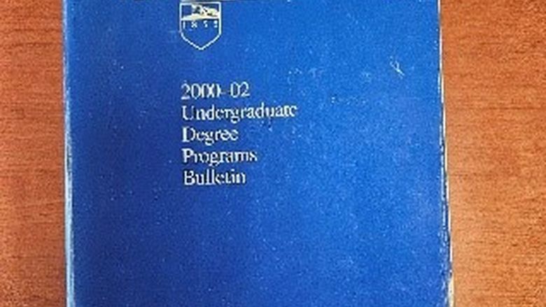 Photo of old program booklet