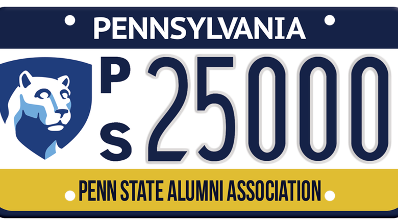The Alumni Association License Plate