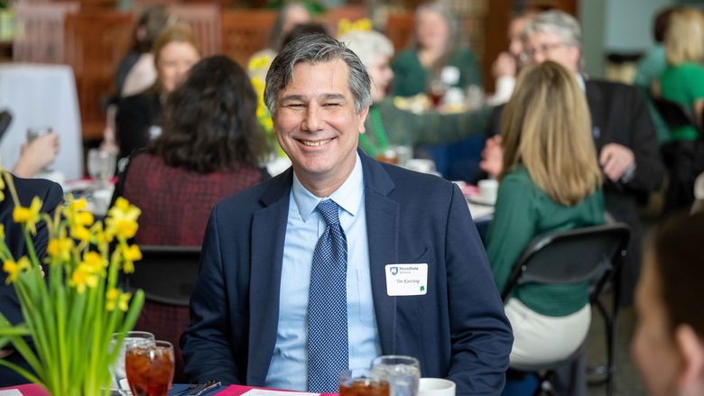 Tim Kurzweg, director of the school of engineering, smiling at camera