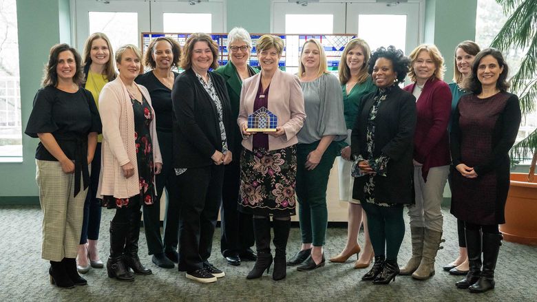 Ann K. Scott with WEC board and council members