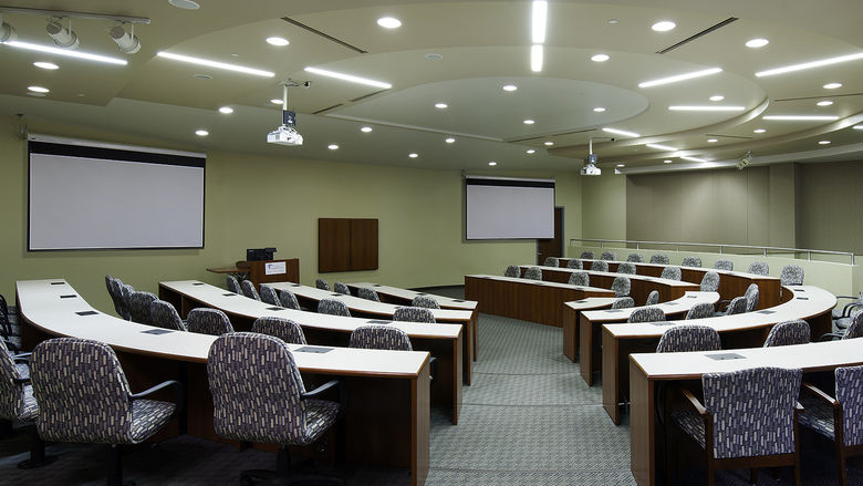 Auditorium at the Regional Learning Alliance in Cranberry Woods