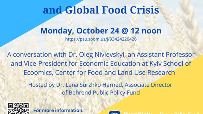Russian War in Ukraine and Global Food Crisis.