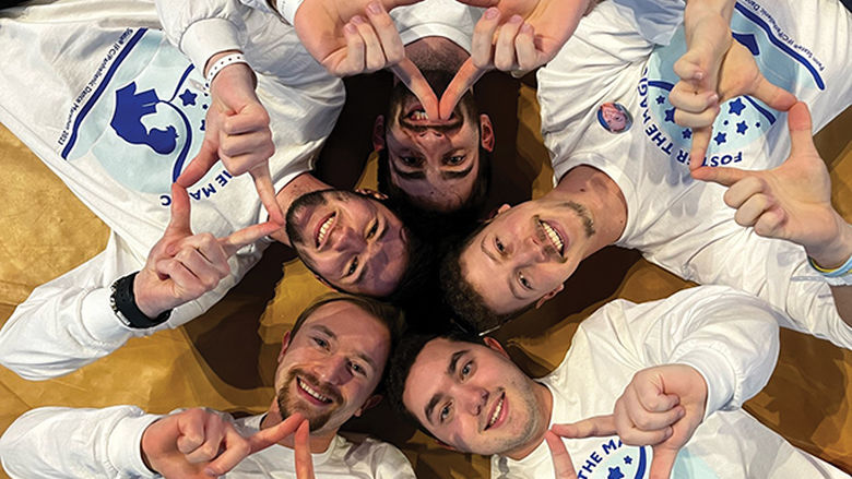 Five students represented Penn State Behrend at this year’s IFC/Panhellenic Dance Marathon, or THON.