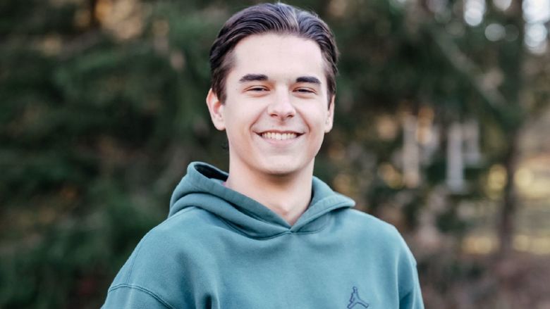 A portrait of Penn State Behrend student Titus Fuller