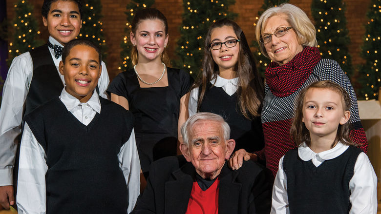 Bill and Martha Hilbert recently affirmed their commitment to the Young People's Chorus