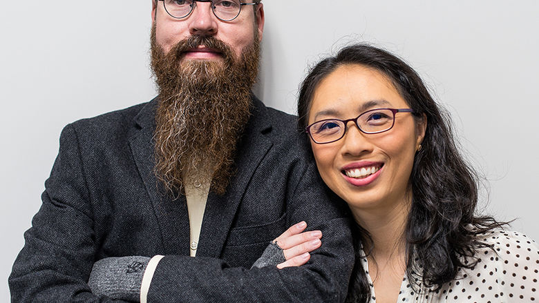 Owners of AcousticSheep, Jason Wolfe and Wei-Shin Lai.