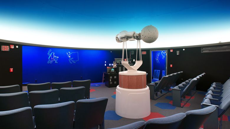 Yahn Planetarium pictured.