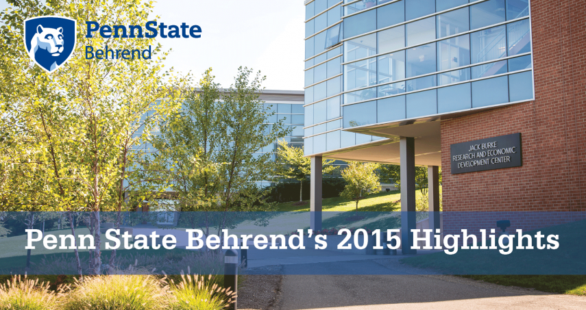 Penn State Behrend's Top Highlights of 2015 