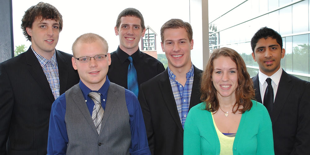 Team members selected for CFA investment research challenge. 