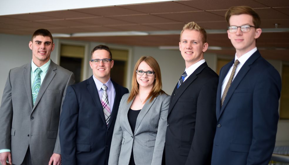 A portrait of Penn State Behrend's CFA Research Challenge team